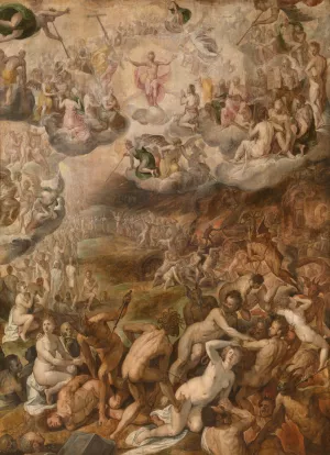 The Last Judgement by Crispijn Van Den Broeck Oil Painting