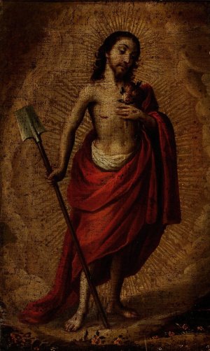 Portrait of Christ by Cristobal De Villalpando Oil Painting