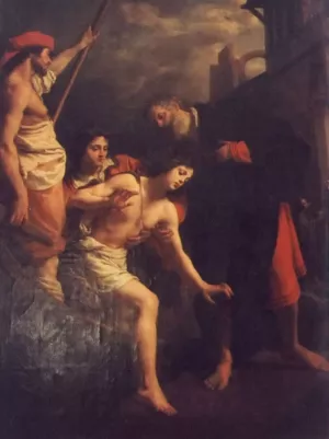 The Hospitality of Saint Julian by Cristofano Allori - Oil Painting Reproduction
