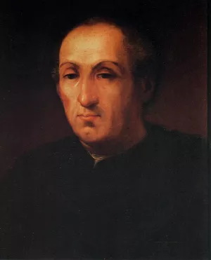 Portrait of Christopher Columbus painting by Cristofano Dell'Altissimo