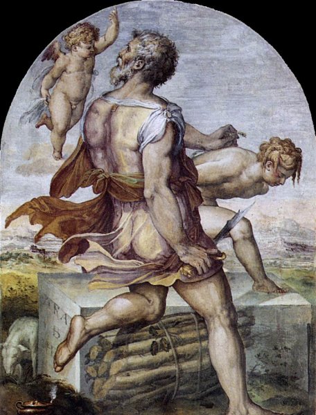 Main Product Photo of Abraham Painting by Cristofano Gherardi