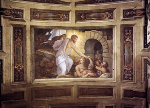 Descent to Limbo by Cristofano Gherardi Oil Painting