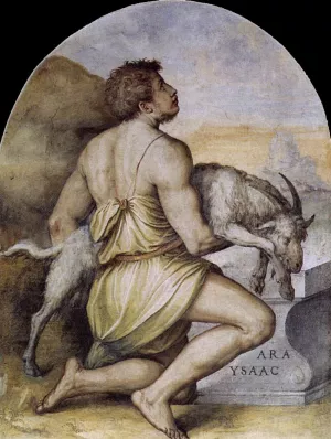 Isaac painting by Cristofano Gherardi