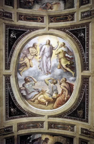 Transfiguration painting by Cristofano Gherardi