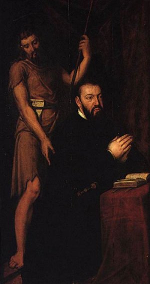 Portrait of Don Joao III by Cristovano Lopes Oil Painting