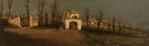 Landscape by Curt Agthe Oil Painting