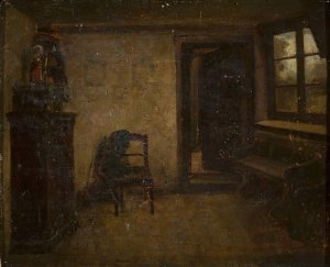 Room interior by Curt Agthe Oil Painting