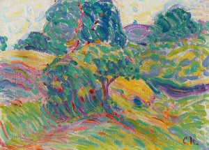 Landschaft bei Pretzfeld by Curt Herrmann Oil Painting