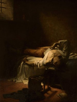 In prison by Cyprian Kamil Norwid Oil Painting