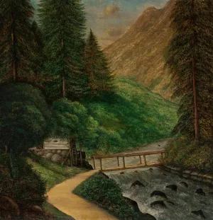 Mill in Ansee Oil painting by Cyprian Lachnicki