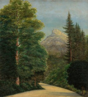Park in Ansee by Cyprian Lachnicki Oil Painting