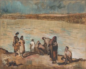 Bez domova by Cyprian Majernik Oil Painting