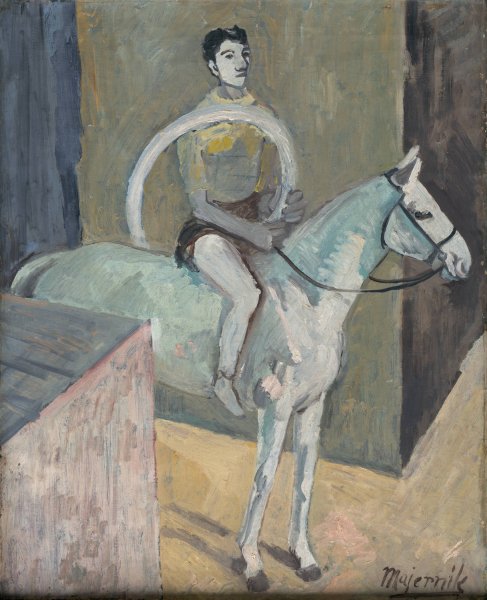 Main Product Photo of Circus Rider  Painting by Cyprian Majernik