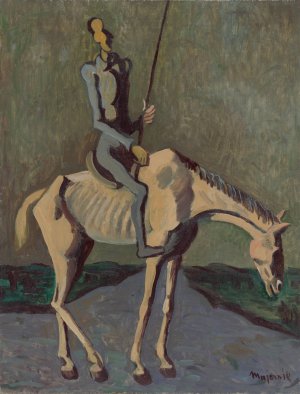 Don Quichotte by Cyprian Majernik Oil Painting