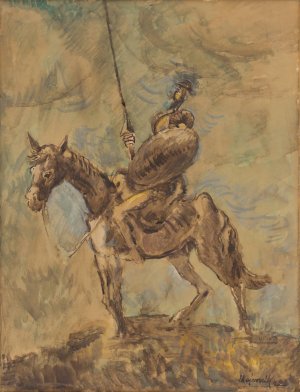 Don Quixote by Cyprian Majernik Oil Painting