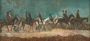 Exotic Riders by Cyprian Majernik Oil Painting
