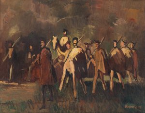 Expedition by Cyprian Majernik Oil Painting