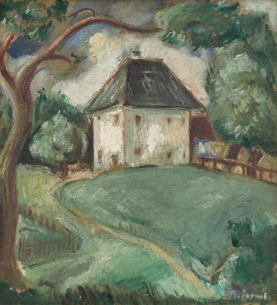Landscape near Trebon  by Cyprian Majernik - Hand-Painted Oil Painting Reproduction