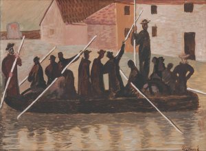 Povoden by Cyprian Majernik Oil Painting