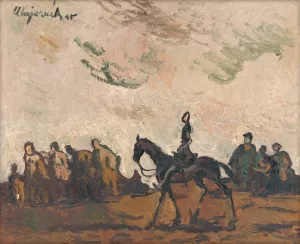 Refugees by Cyprian Majernik Oil Painting