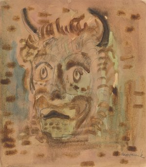 Satyr by Cyprian Majernik Oil Painting