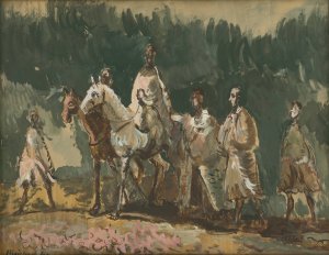 Sleepwalkers by Cyprian Majernik Oil Painting