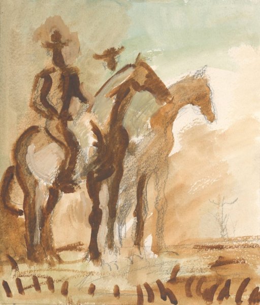 Main Product Photo of Study of the Watch  Painting by Cyprian Majernik