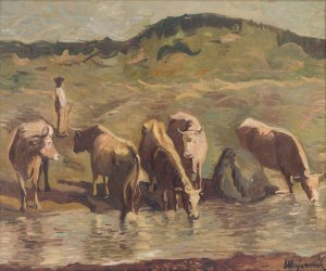Summer by Cyprian Majernik Oil Painting