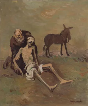 The Good Samaritan by Cyprian Majernik Oil Painting