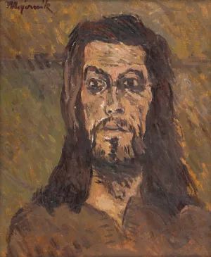 The Head of Saint John the Baptist by Cyprian Majernik Oil Painting