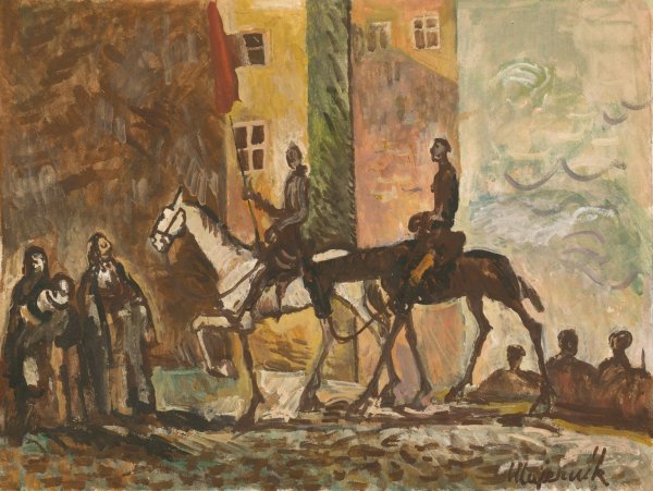 Main Product Photo of Victorious Return  Painting by Cyprian Majernik