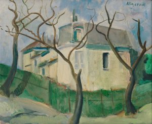 Villa in the Garden by Cyprian Majernik Oil Painting