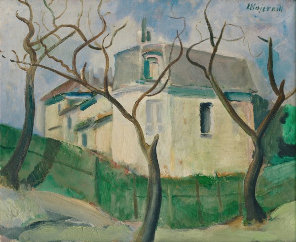 Main Product Photo of Villa in the Garden  Painting by Cyprian Majernik