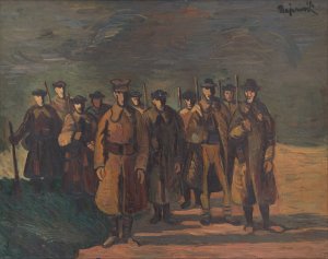 Watch by Cyprian Majernik Oil Painting