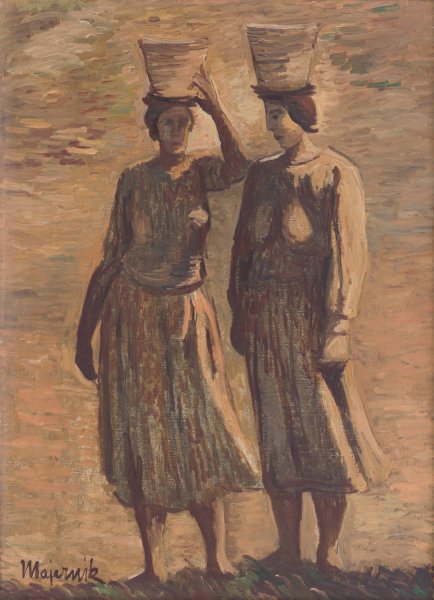 Main Product Photo of Water Bearers  Painting by Cyprian Majernik