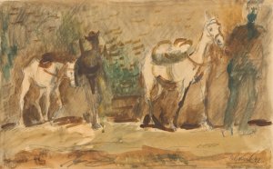 Without Home by Cyprian Majernik Oil Painting