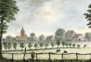Gezicht op Renkum by D.A. Clemens Oil Painting