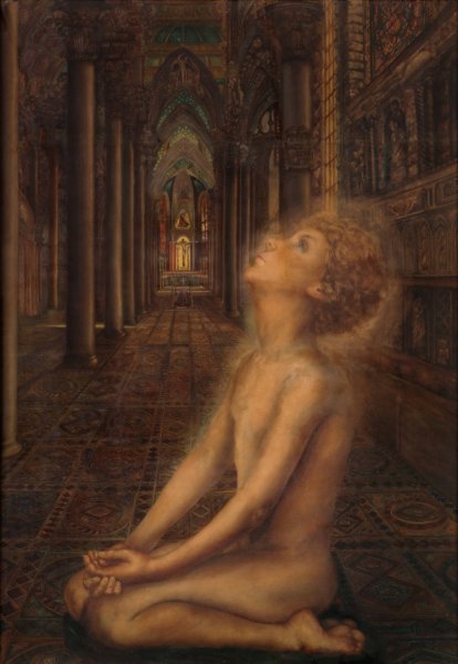 Child of the Ages  by Da Loria Norman - Hand-Painted Oil Painting Reproduction