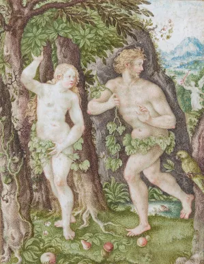 The Expulsion from Paradise Oil painting by Daniel Froschl