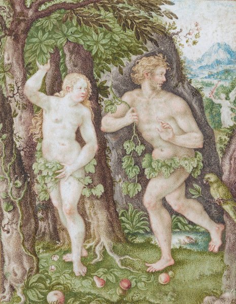 The Expulsion from Paradise  by Daniel Froschl - Hand-Painted Oil Painting Reproduction