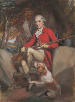 Portrait of Jonas Langford Brooke by Daniel Gardner Oil Painting