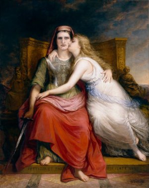 Justice and Peace by Daniel Huntington Oil Painting