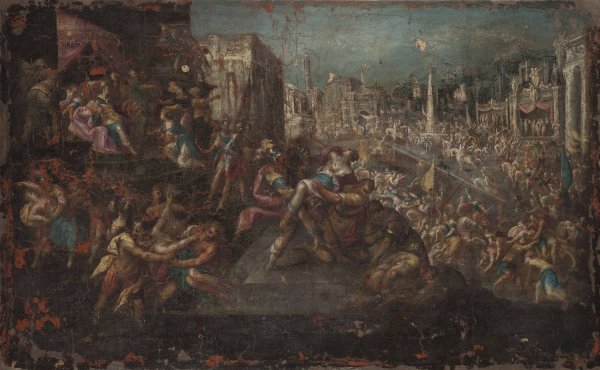 Main Product Photo of Abduction of the Sabine women  Painting by Daniel Kondratowicz