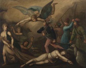 Allegory of KoSciuszko by Daniel Kondratowicz Oil Painting