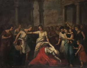 Death of Virginia by Daniel Kondratowicz Oil Painting