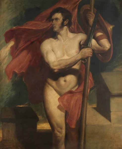 Main Product Photo of The Standard Bearer Painting by Daniel Maclise