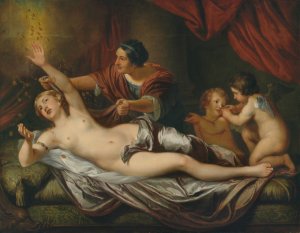 Danae by Daniel Mijtens The Younger Oil Painting