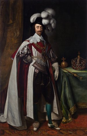 Charles I by Daniel Mytens Oil Painting