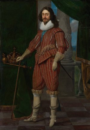 Charles I by Daniel Mytens Oil Painting
