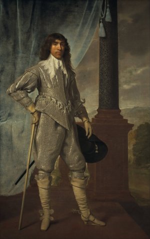 James Hamilton, 1st Duke of Hamilton, 1606 by Daniel Mytens Oil Painting